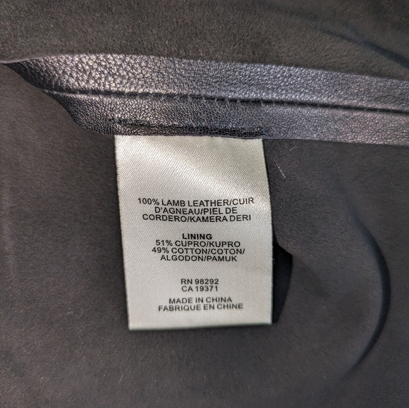 NWT Tibi asymmetrical leather skirt - Picture 6 of 6